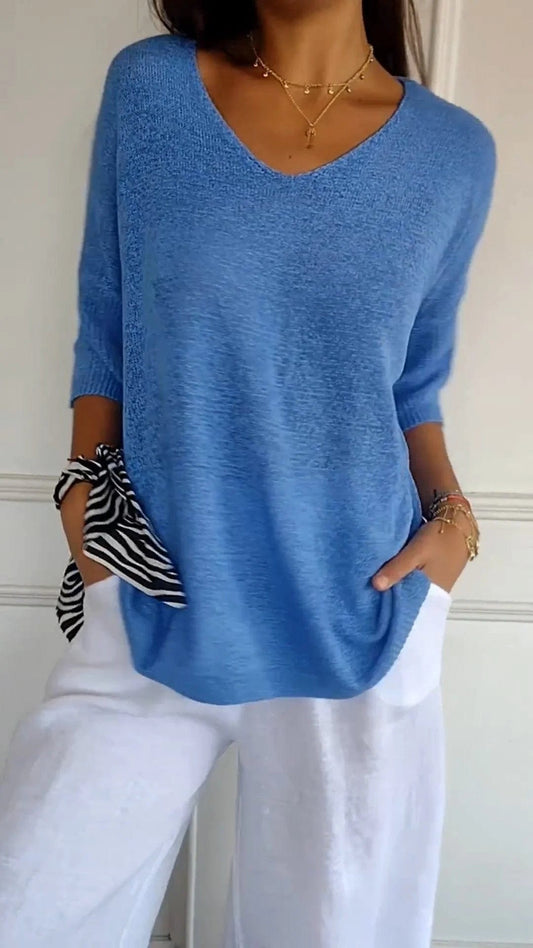 HONORIA | CLASSIC V-NECK SWEATER