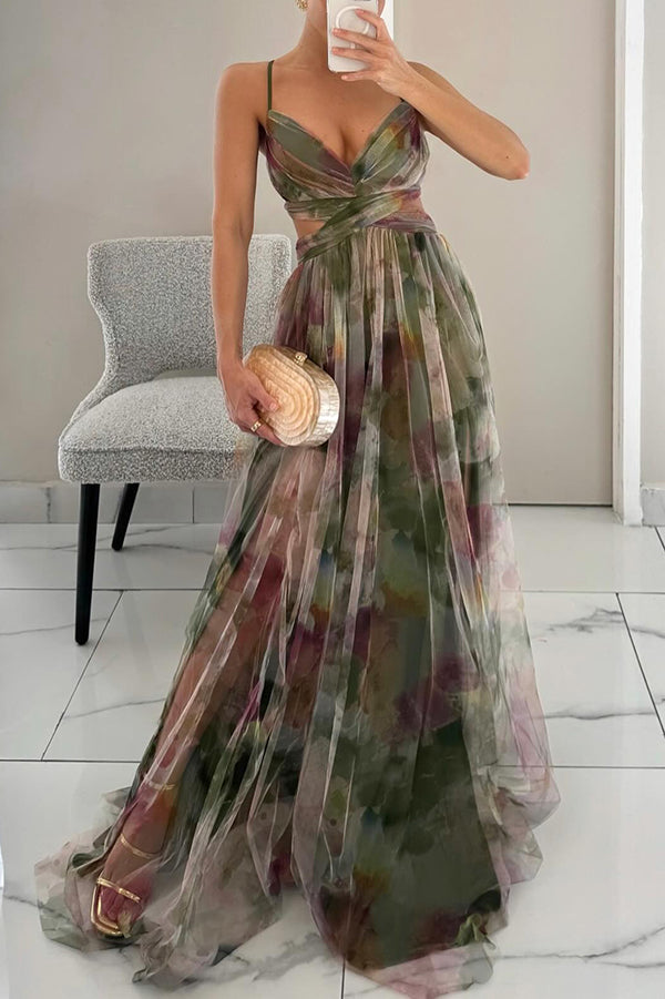 Dorté | Enchanting Floral Maxi Dress
